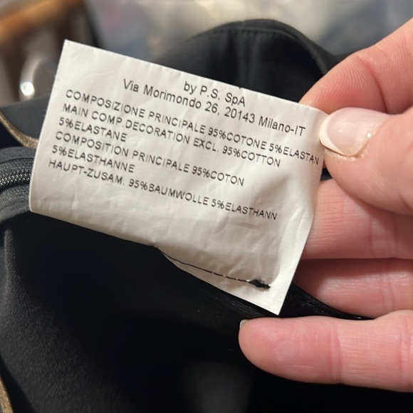 Piazza Sempione Made in Italy Black Monia Trouser Size 40/US4 - Picture 9 of 14